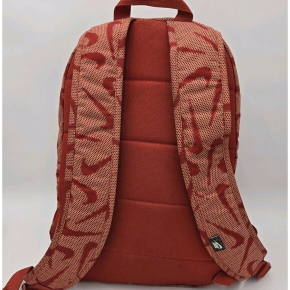 Nike Heritage Backpack 25L Orange Swoosh Logo Laptop School Work 05553 DQ5653 - Picture 7 of 9